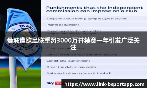曼城遭欧足联重罚3000万并禁赛一年引发广泛关注