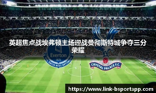 英超焦点战埃弗顿主场迎战曼彻斯特城争夺三分荣耀