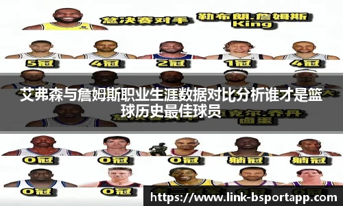 艾弗森与詹姆斯职业生涯数据对比分析谁才是篮球历史最佳球员